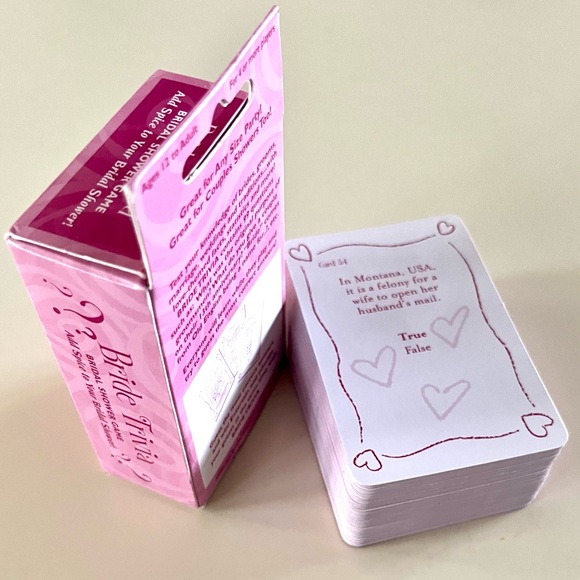 NEW TRIVIA Interactive Game, A Fun Bridal Game of 99 Cards - Picture 3 of 6
